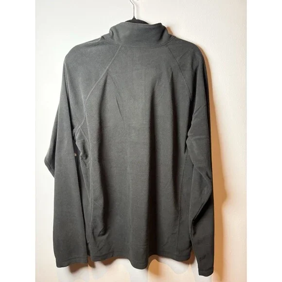 Columbia Life Point 1/4 Zip Fleece Men’s Black/Charcoal  Size Large NEW - Picture 6 of 9